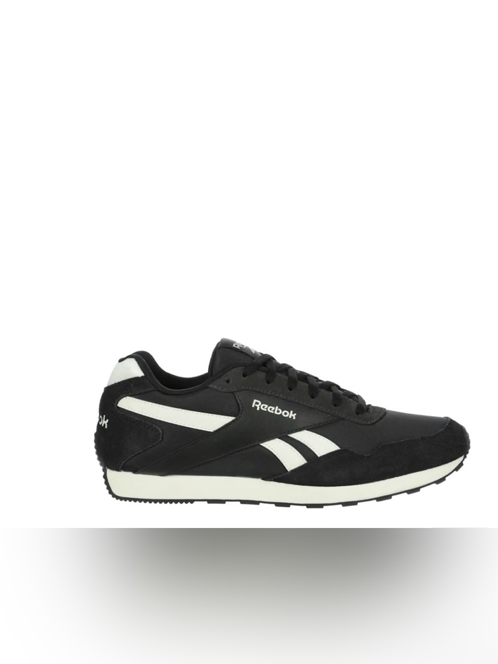Reebok Men’s Black and White Classic Runner Sneakers